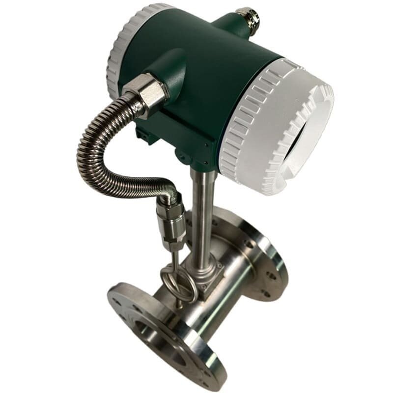 DN100 Вихревой счётчик пара из нержавеющей стали KLUGB DN100/PN16 RF DIN фланец  0.5-7.5 t/h <1,6 МПа, <250°C, 4-20mA, ExdIIBT6