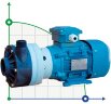 Bomba centrífuga horizontal MV 100 PVDF TL-VITON