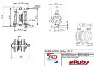 RUBY 150A-AP-NNN  pompa membranowa pneumatyczny