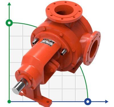 Pompa zębata do asfaltu Kupar KIP 6 cali, 35-130 m3/h
