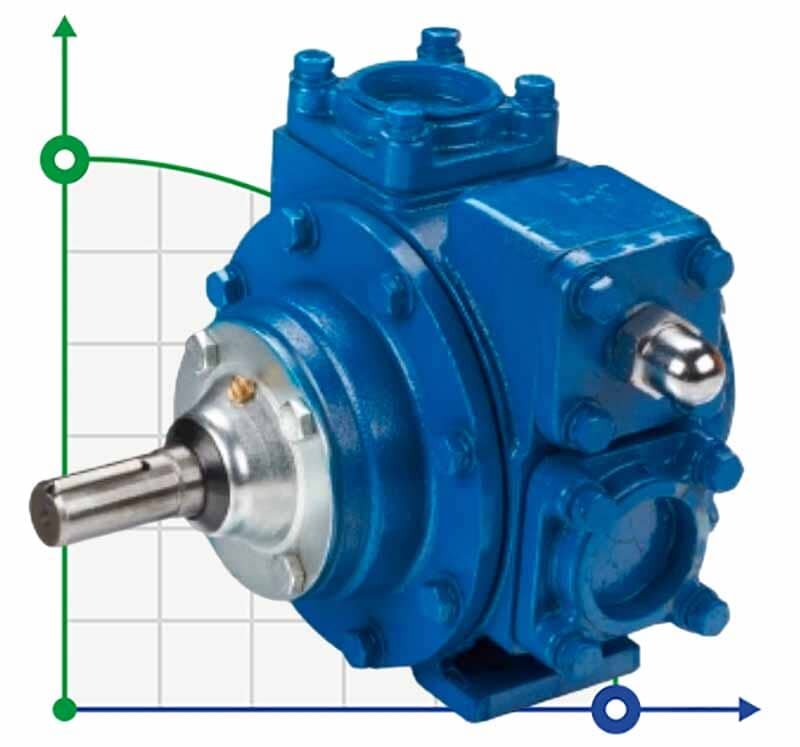 Pumpe für Biokraftstoffe VANE PUMP YA-65 2,5 Zoll 500 l/min, 640 U/min Drehschieberpumpe