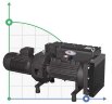 700 PBO-M vacuum pump with oil lubrication