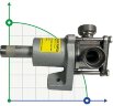 AlphaDynamic AD30 BARE SHAFT impeller pump for paint, glue, ink (without motor)