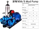 BW850/5 piston pump for well drilling