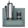Abwasseranlage für Keller, Luftschutzbunker mit Bedienfeld AIZL-1100W, 27/13, 1,1 kW, 220 V, 2800 U/min