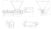 Bomba de tornillo SOLTEC BN045L01FYBST V110 con PU, 4kW, 10 m3/h, 6 bar para carne picada o carne y hueso