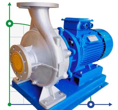 TKHW 125/330-90/2 (150/135), 90 kW, AISI 304, 2900 horizontal stainless steel pump