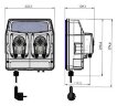 Station de dosage et de contrôle pour piscines eTwin PDP 0101 pH-Rx