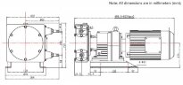 Индустриальный шланговый насос JXHIN-10-SS-CSM-P, 57 л/час, 0,37 кВт, 10 бар, 380В