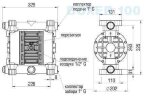 The pneumatic diaphragm pumps BOXER 100 PP IB100-P-HTTPT--