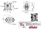 RUBY 115V-P-TVT-T pneumatic diaphragm pump