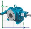 JKRN 600 6 Zoll, 125 m3/h, Zahnradpumpe aus Karbonstahl