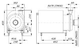 Насос пищевой гигиенический из нержавейки AISI 316L GU 42/60-11, 30 м3/ч, 60 м, 11 кВт, 380V, 2900 об/мин