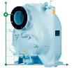 Selbstansaugende Schlammpumpe P-8, 34/600, 45 kW, ohne Motor