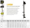 Veneroni LVEM 15, 22 kW, 5m, 306 m3/h elektrische vertikale Pumpe mit Mischpropeller