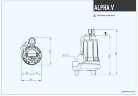 Погружной насос Dreno ALPHA V EVO 2M / G с вихревым рабочим колесом