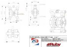 Bomba neumática de diafragma RUBY 040V-P-TVT-T