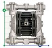 The pneumatic diaphragm pumps BOXER 100 ALU IB100-AL-HTTRT--