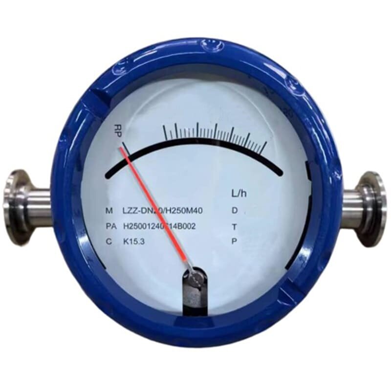 DN50 Durchflussmesser (Rotameter) Edelstahl AISI 316L KLZZ/PN10 (Reinwasser), 1500–16000 l/h Klemme, 15–99 °C, 4–20 mA + 485 Mbps