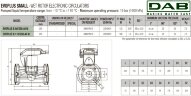 DAB EVOPLUS kleine 80/250 40 1x220-240 Y25 Umwälzpumpe mit elektronischer Steuerung, 60231365