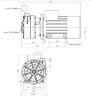 Горизонтальный центробежный насос МВ 180, PVDF, VITON, A