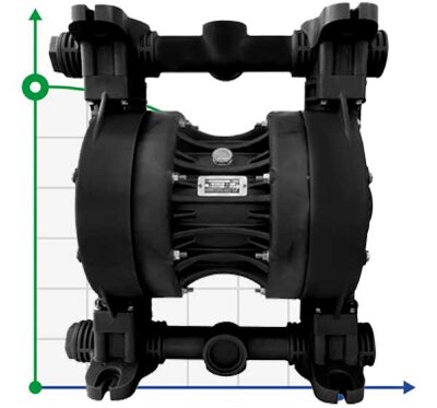 RUBY 051V-P-TVT-T - насос пневматичний мембранний