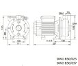 DWO B50/037, 380V/50Hz, AISI 304 Pumpe für Maische, Saft, Wein, Bier