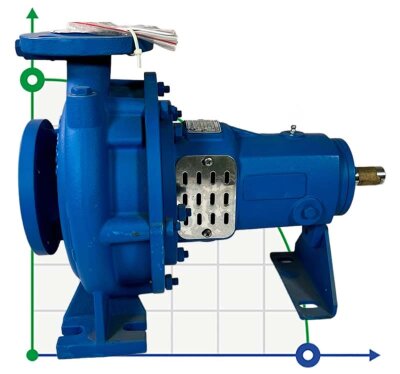 BTKF 32-160, 2,2 kW, imp.180mm - pompe console à un étage (3000)