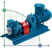 Vane rotary pump for petrol VANE PUMP YA-80B 3 inches 1000 l/min, 7.5 kW, 640 rpm