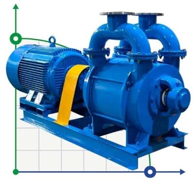 Vacuum pump SK-20 with engine