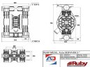 RUBY 081V-P-TVT-T pneumatic diaphragm pump