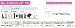 Двойной перистальтический насос AQUA PDP TECHNOPOOL PH-RX 1,4-1/1,4-1 SANTOPRENE/SANTOPRENE 230V BLACK