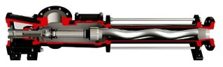Винтовой насос Nova Rotors DN 05K2 с механической регулировкой Motovario TXF 010 и мотор-редуктором