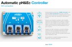 Régulateur pH&Ec automatique avec mesure de la température de l'eau et deux pompes à engrais avec Wi-Fi