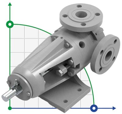 Kupar KIP Pump for viscous chemicals 1Inch-C, AISI 316, 0.2-2 m3/h