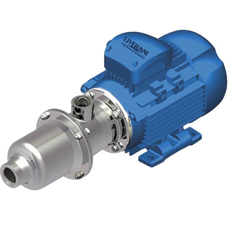 Pompa śrubowa ze stali nierdzewnej do cieczy lepkich z wtrąceniami stałymi LIVERANI MO-I 28/6 TF 0,18 kW, 900 obr./min, 380 V