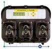 Dreifache Schlauchdosierpumpe AQUA PDP TECHNOPOOL 3 TT-PH-RX 1,4-1/1,4-1/1,4-1 SANT/SANT/SANT 230V SCHWARZ