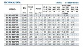 Auslegerpumpe für Kühlturm BS 40-200/55 (27/40.1), 5,5 kW, 2900 ohne Motor