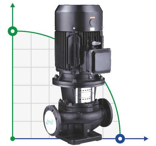 Pompa odśrodkowa pionowa LPP40-13-0.75/2, 380V 0.75 KW Hmax 17m Qmax 275l/min Leo3.0