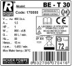 Pompe à anneau liquide BE-T 30 pour eau, vin