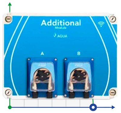 Дополнительный модуль с двумя насосами для дозирования удобрений, питательных веществ с Wi-Fi