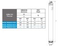 Pompa głębinowa 3 cal 99 BE TREINCH 40-15, 220V