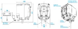 Peristaltic pump B-FCD 0103 230V