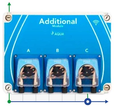 Дополнительный модуль с тремя дозирующими насосами для добавления питательных веществ, удобрений с Wi-Fi