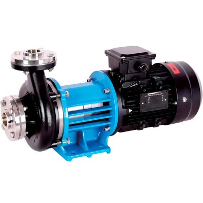 Pompe haute température pour solutions chimiques QWW50-40-105S6AFGABS, 32 m³/h 35m, 7,5 kW, 380B, AISI 316, -196°C+420°C