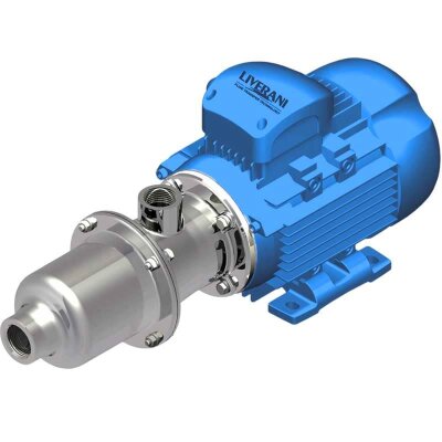 Pompa śrubowa ze stali nierdzewnej do cieczy z domieszkami stałymi LIVERANI MO-I 25/6 TF 0,18 kW, 900 obr./min, 380 V