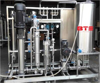 Installation der Nanofiltration auf polymer membranen